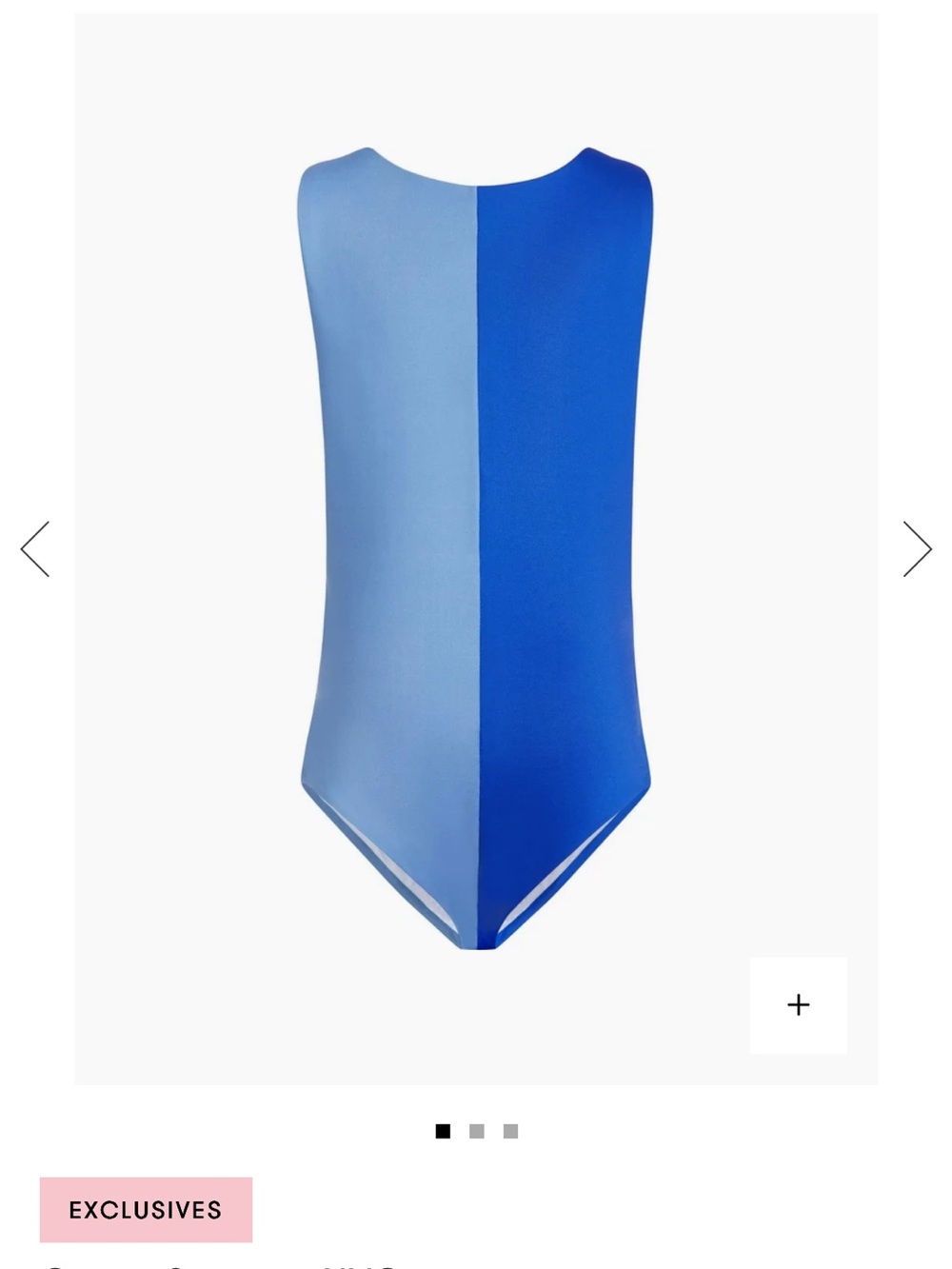 Carpe Summer NYC-Kids Colorblock One-Piece Swimsuit in Light Blue and Royal Blue